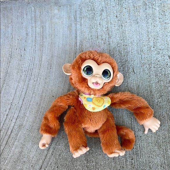 Hasbro Fur Real Monkey Doll Plush Toy Animated Articulated - Picture 1 of 4